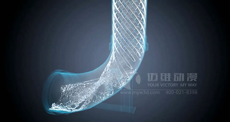 邁維動漫簽約制作雙卡壓式不銹鋼管道產品演示三維動畫宣傳片(圖2)
