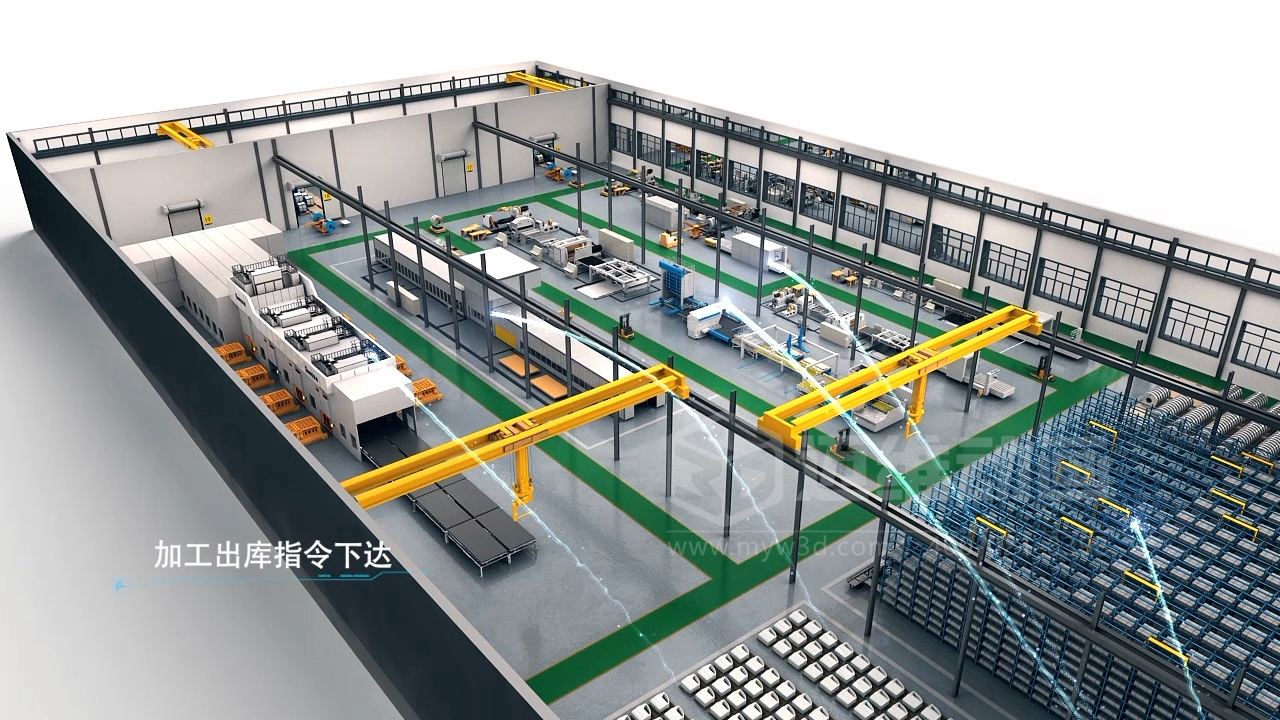 生產線三維動畫：新時代制造業企業展示產品生產工藝流程的得力營銷展示工具！(圖1)