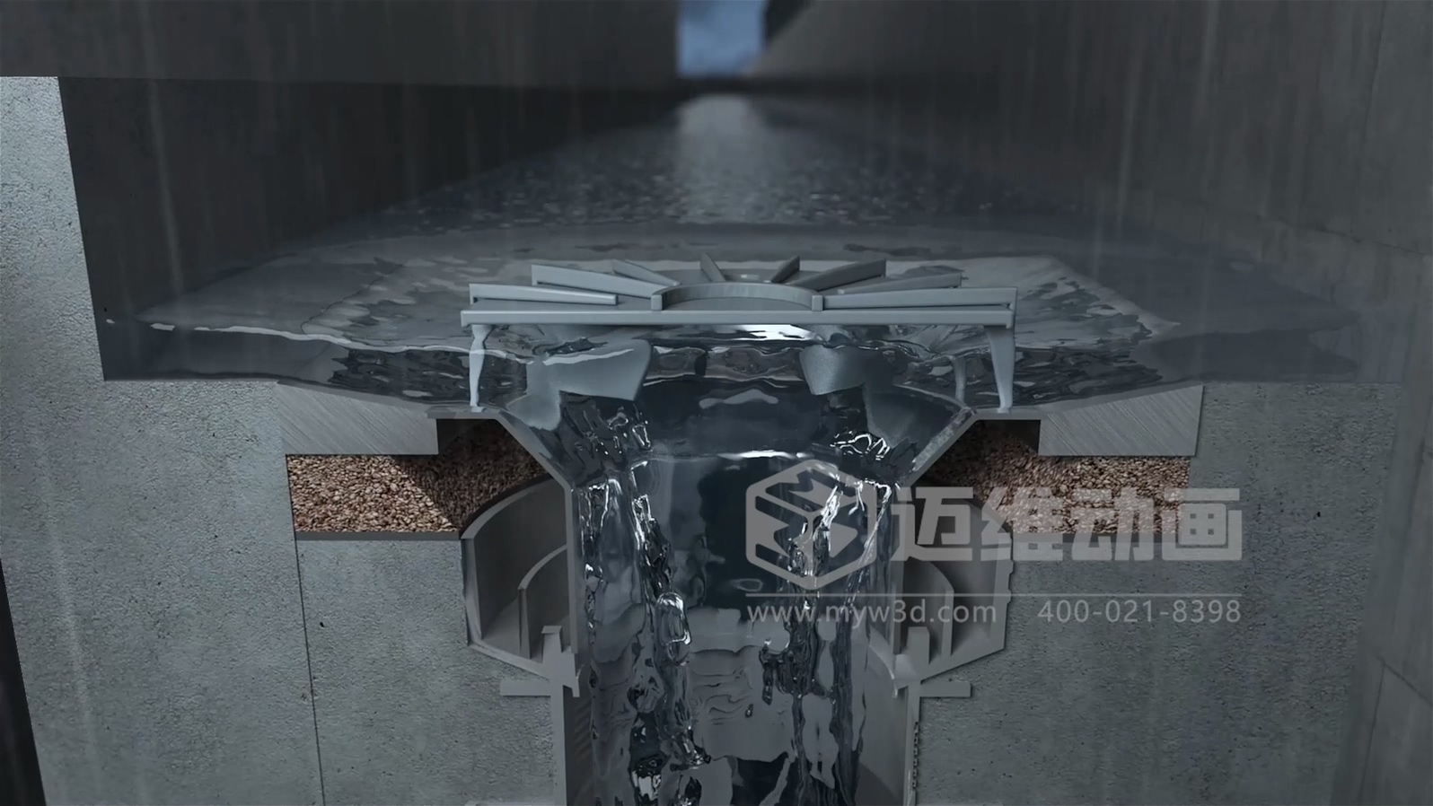傳統(tǒng)營銷已 Out！三維動畫助力虹吸雨水管道系統(tǒng)強勢出圈，秒變吸睛爆款(圖2)